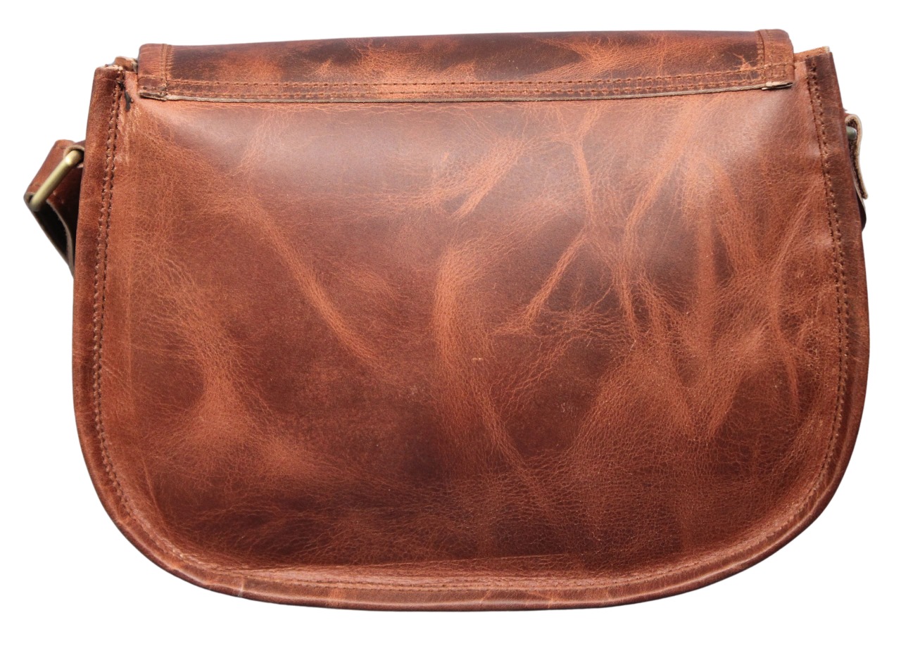  Women's Saddle Crossbody Handbag Genuine Leather Evening Shoulder Sling Bag